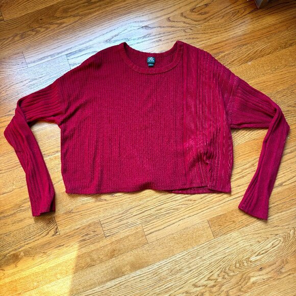 Wild Fable Cropped Red Sweater - Picture 1 of 7